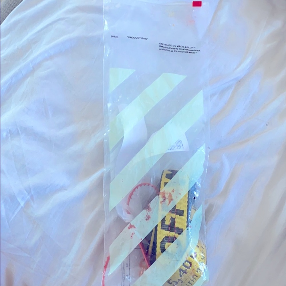 Industrial Off White belt